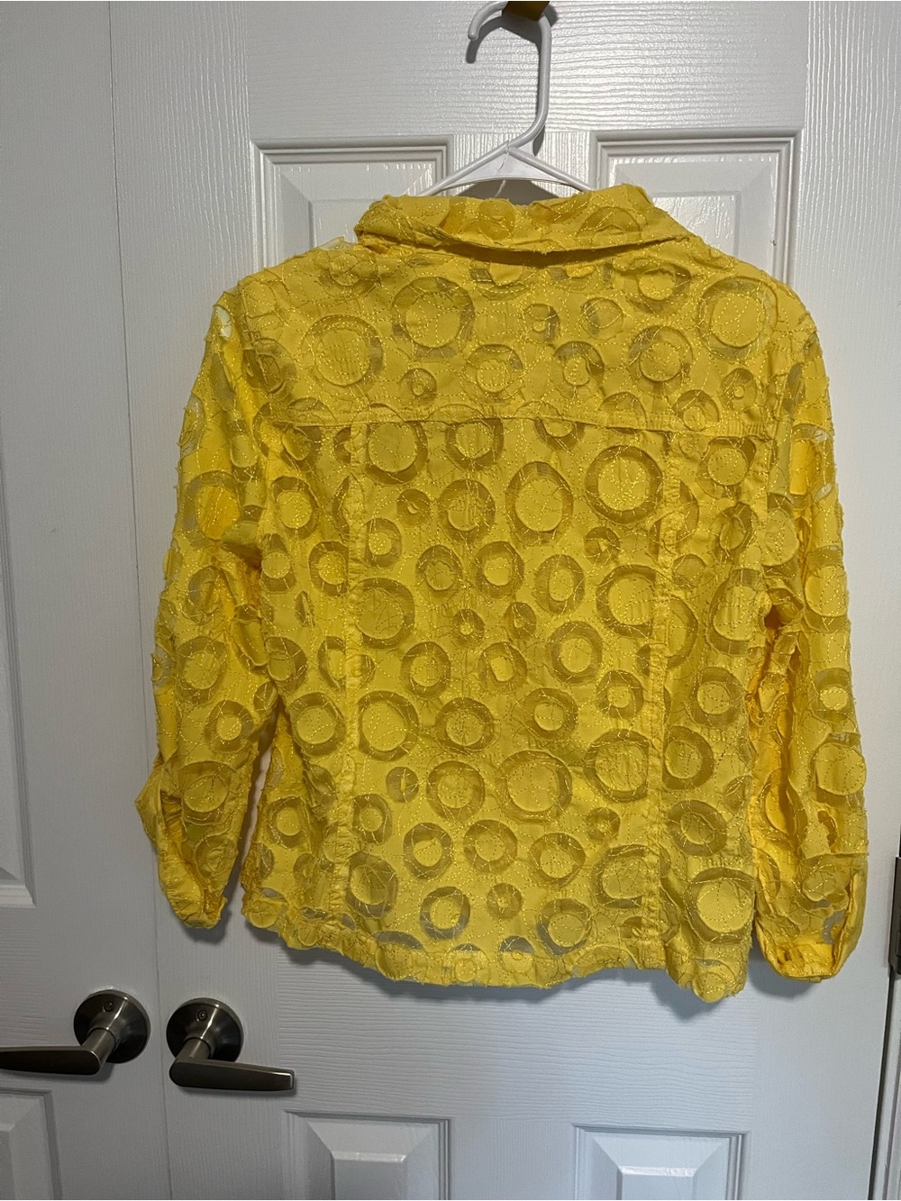 Ruby Rd. Girls' Sunny Yellow Textured Button-Front Top - Picture 6 of 8